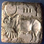 Indus script on a tablet. 