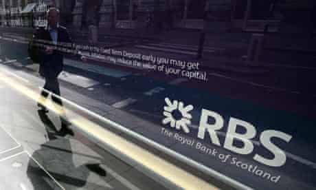 A Royal Bank of Scotland (RBS) branch in central London