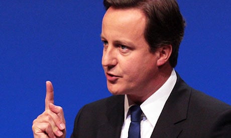 The Conservative leader, David Cameron, speaks at the annual Scottish Conservative party conference