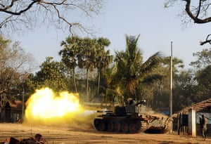Tamil Tigers surrender: fighting in northern sri lanka 2009