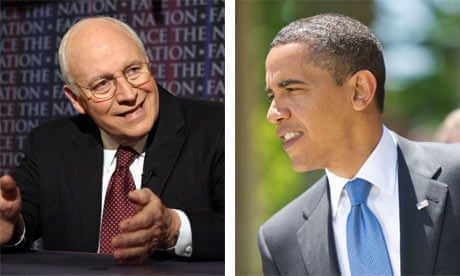 Dick Cheney and Barack Obama.