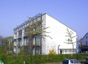 Green technologies: One of the original Passive Houses at Darmstadt, Germany
