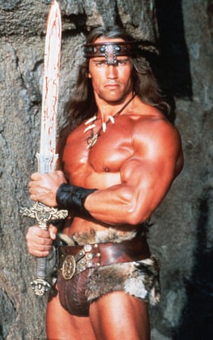Arnold Schwarzenegger: Arnold Schwarzenegger as Conan the Barbarian in 1982