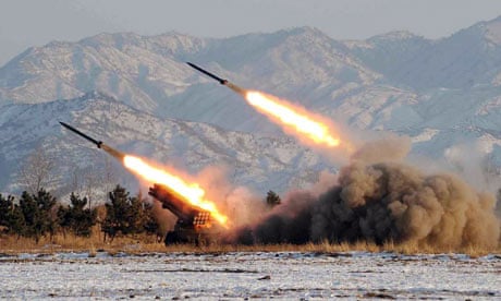 Missile drill in North Korea