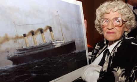 Last Titanic Survivor A Baby Put In A Lifeboat Dies At 97 World News The Guardian