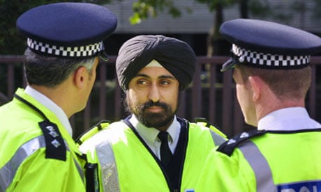 A Sikh Metropolitan Police officer 