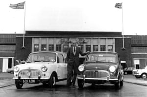 50 Years of the Mini: Alec Issigonis at Longbridge on the 30th Anniversary of the Mini