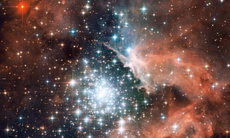 Hubble image of the star-forming region NGC 3603