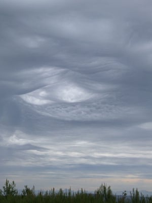Asperatus cloud: Over Nimes, France