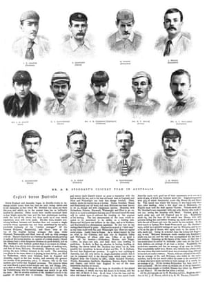 Historic newspapers: England versus Australia cricket players from The Graphic, 1897