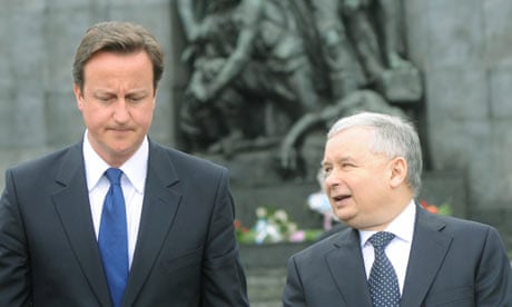 David Cameron, Jaroslaw Kaczynski