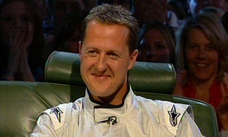 Fange enhed Fiasko Michael Schumacher revealed as Top Gear's mystery driver the Stig | Top  Gear | The Guardian