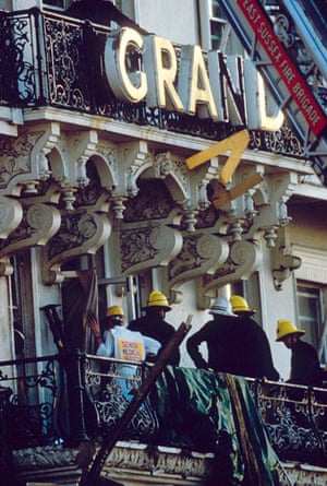 Margaret Thatcher: 1984: Exterior of the Grand Hotel