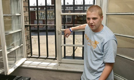 Michael Shields in prison in the city of Varna, Bulgaria, 2005