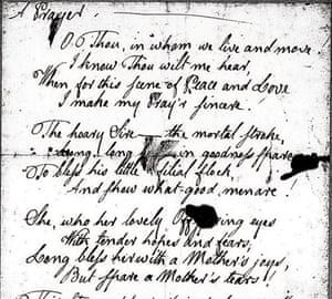 British Library archive: A Prayer by Robert Burns