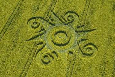 Crop circles from the air | Farming
