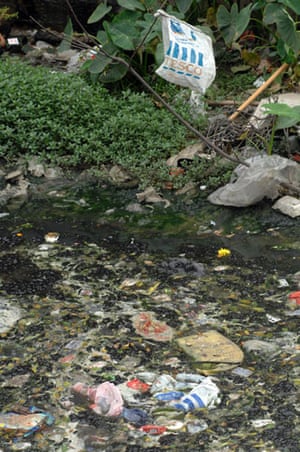 Garbage: horrendous pollution in the Shunde district of Guangdong, China