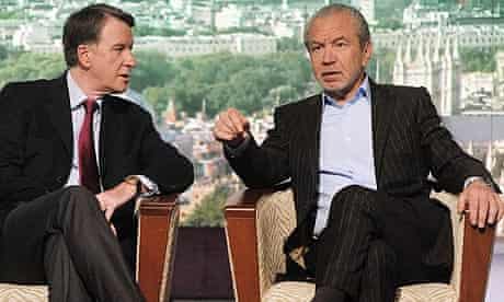 Peter Mandelson and Sir Alan Sugar on The Andrew Marr Show