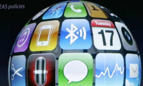 Apple Inc iPhone 3.0 OS software applications in Cupertino