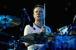U2: Larry Mullen Jr performs onstage
