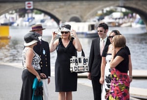 Henley Royal Regatta: Spectators dress for the occasion