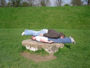 Facedown: Facebook lying down game in the park