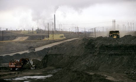 Blog Carbon emissions: Tar sands mining, Syncrude Oil Sands Fort McMurray, Alberta, Canada