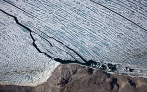 Greenpeace in Greenland: Climate Change Impacts expedition in Arctic : Petermann glacier