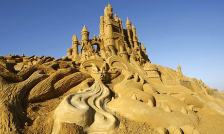 The sand sculpture festival at Blankenberge