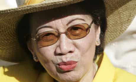 Former president of the Philippines Corazon Aquino 