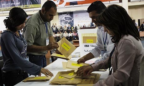 The ballot count at the Fatah conference in Bethlehem