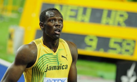Champion sprinter Usain Bolt helps Puma trainers out of shops | Business | The Guardian