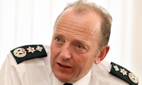 Sir Hugh Orde, the outgoing chief constable of the Police Service of Northern Ireland, 25 Aug 2009.