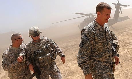 General Stanley McChrystal in Afghanistan