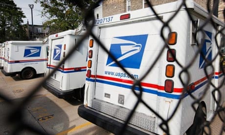US Postal Service trucks