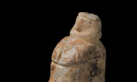 Stone figurine found at Çatalhöyük