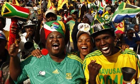 South African football fans