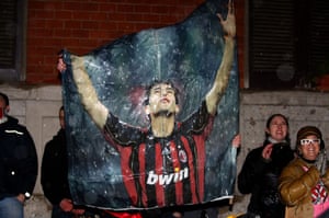 Man City: AC Milan Fans Protest