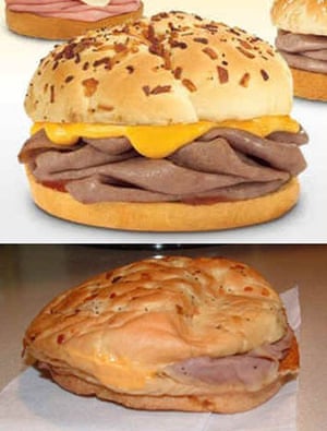 Advertising v reality: Arby's beef and cheddar