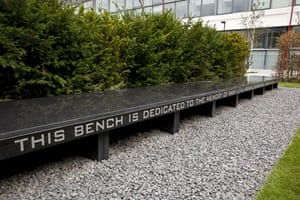Highbury: The Memorial Gardens and bench