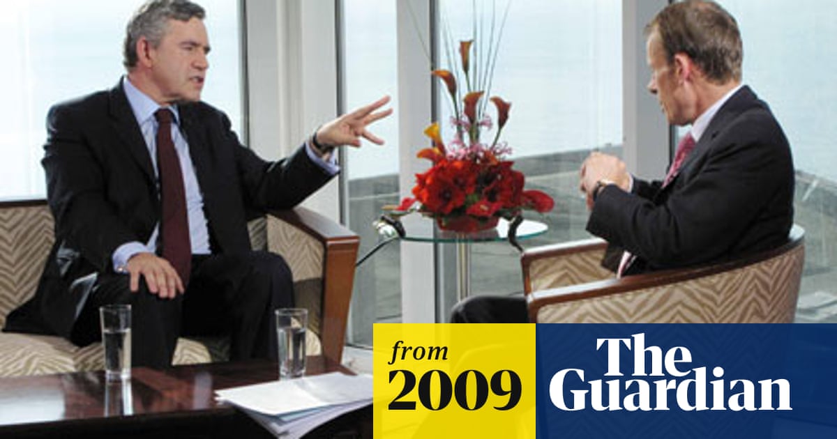 Labour Fury At Andrew Marr S Intrusion Into Gordon Brown S Health Labour Conference 2009 The Guardian