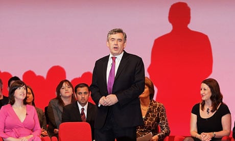 Gordon Brown addresses Labour delegates