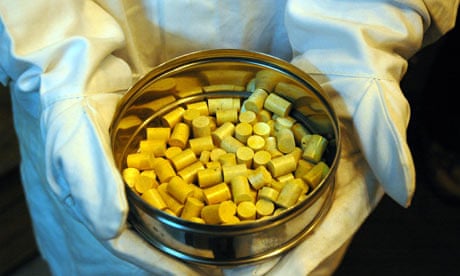 India nuclear plans: Thorium pellets at the Bhabha Atomic Research Centre (BARC) in Mumbai