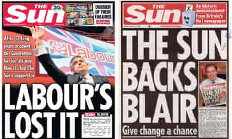 The Sun front pages composite image 