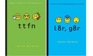 Banned books: TTYL; TTFN; L8R, G8R (series), by Lauren Myracle