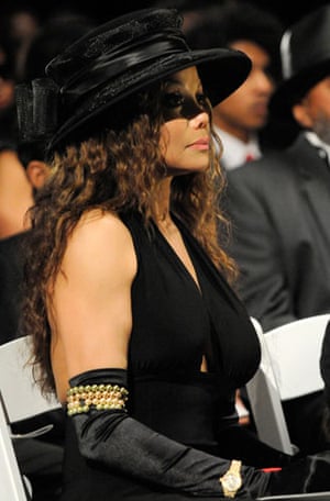Michael Jackson funeral: La Toya Jackson attends her brother's funeral service