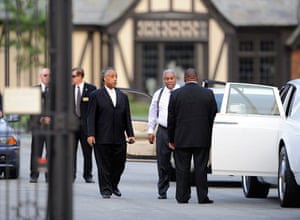 Michael Jackson S Funeral In Pictures Music The Guardian