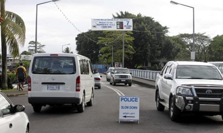 Samoa drivers switch from right to left
