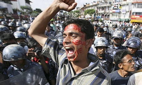 Nepal hails a new republic | Nepal | The Guardian