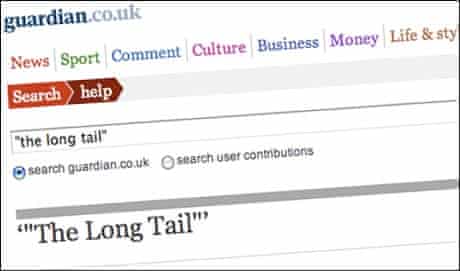 The long tail of search